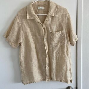 Men’s Linen Buck Mason Button up